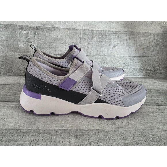 Avia Memory Foam Womens Athletic Sneakers Size 10 Purple Gray - Picture 1 of 4